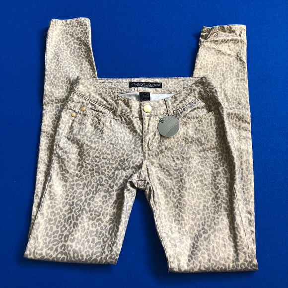 Animal Print Skinny Jeans - Picture 2 of 5